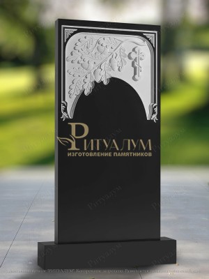Памятник из гранита Прямоугольный барельеф 34 — ritualum.ru